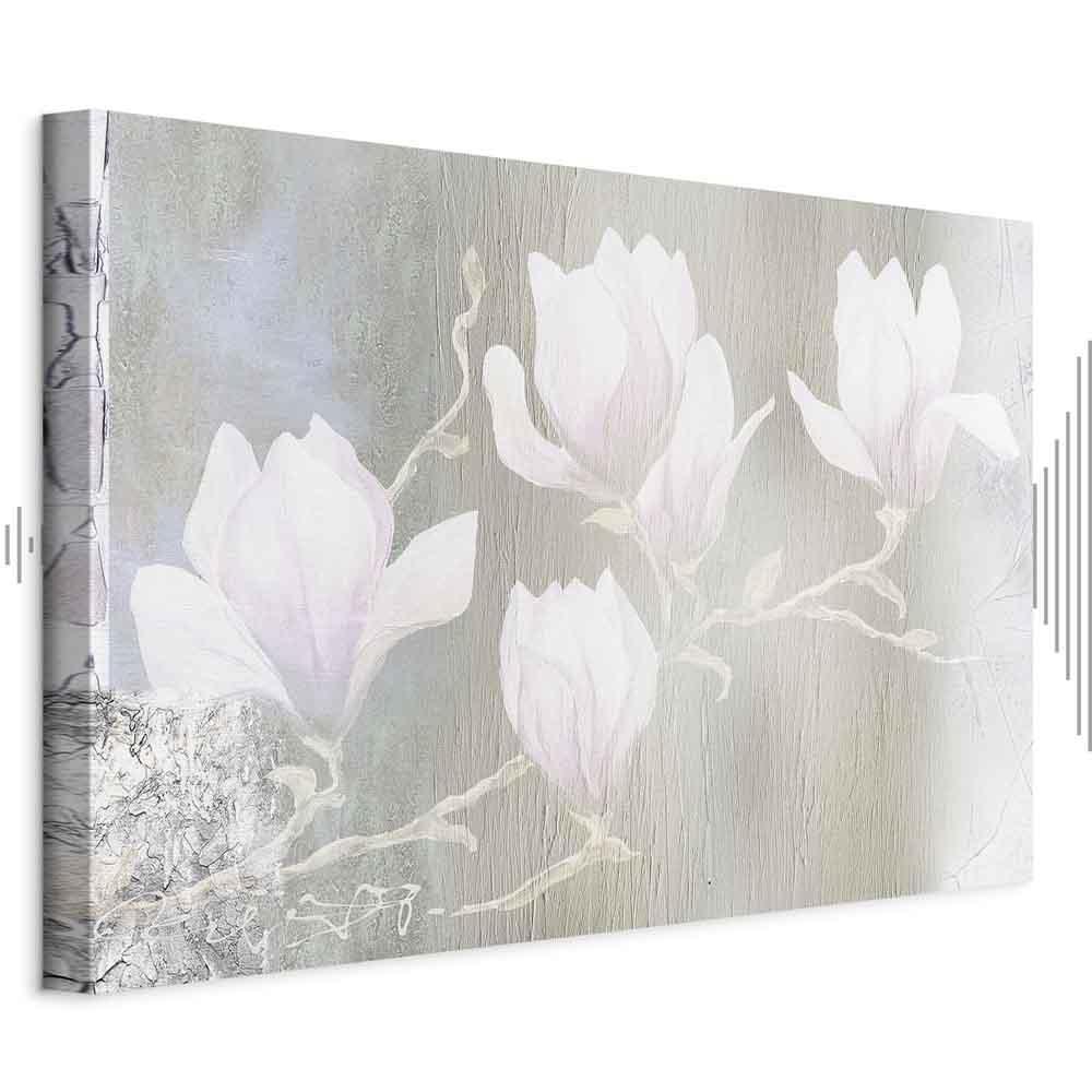 Leinwandbild - White Magnolias (1 Part) Wide