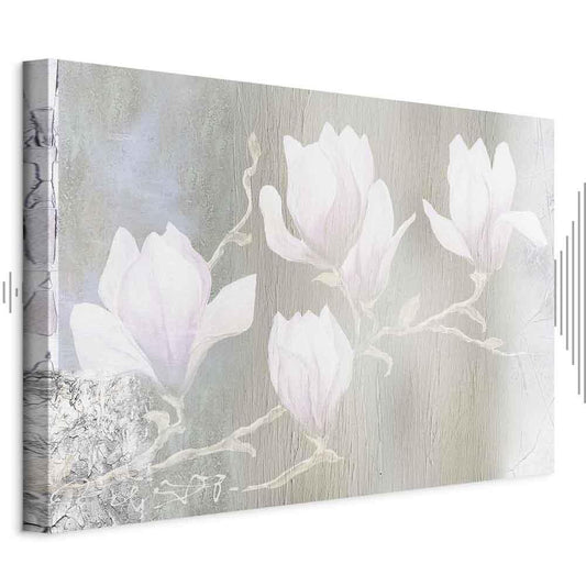 Leinwandbild - White Magnolias (1 Part) Wide