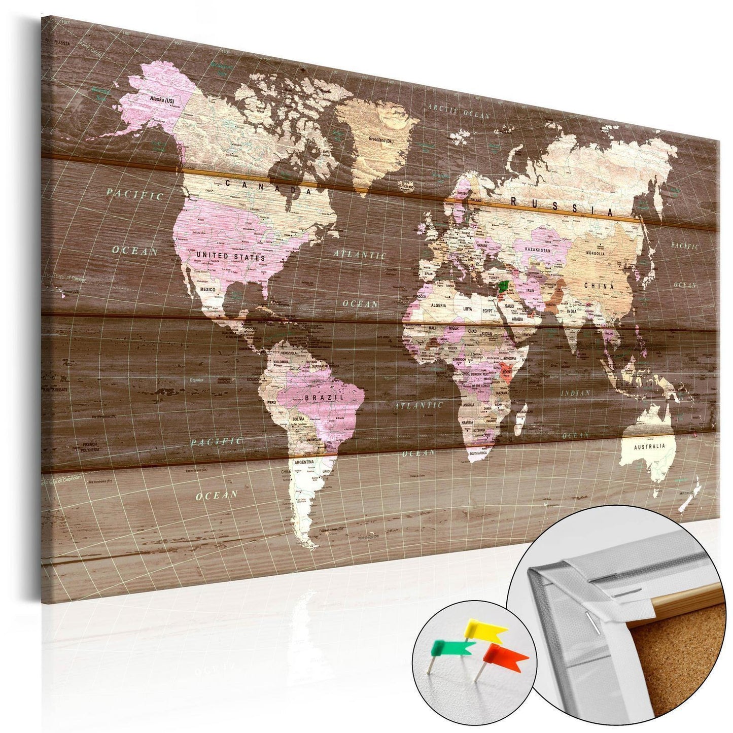 Korkbild - Wooden World Artgeist