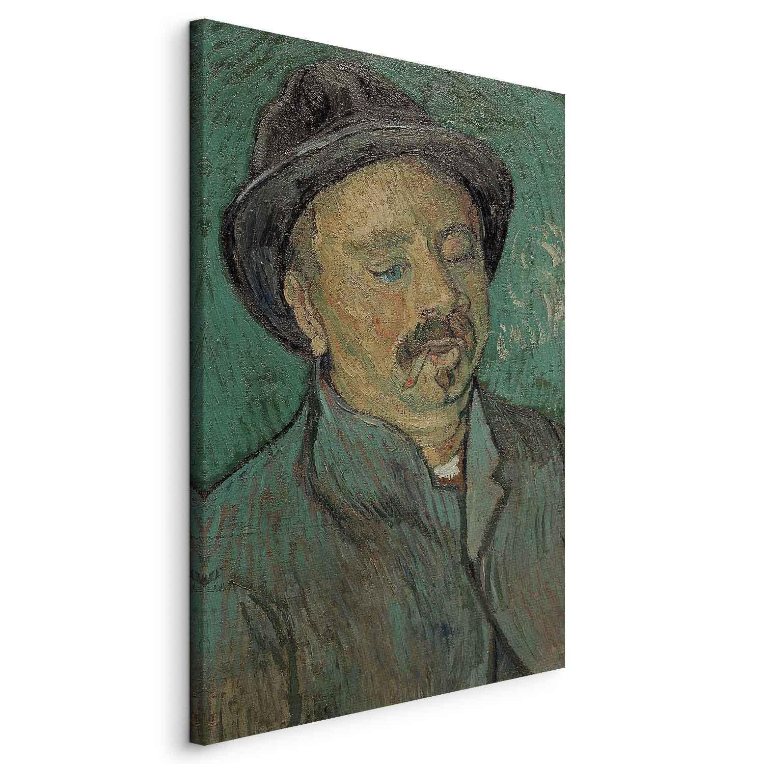 Leinwandbild - Portrait of a oneeyed man (Vincent Van Gogh) Artgeist