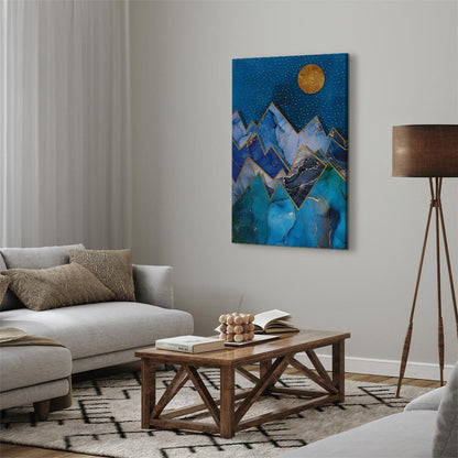 Leinwandbild - Night Walk (1 Part) Vertical