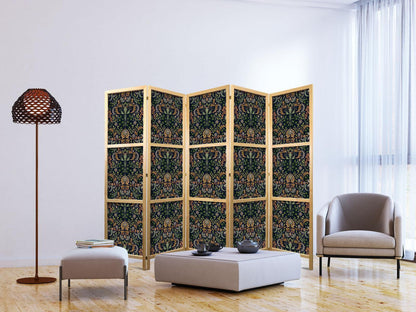 Japanischer Paravent - Retro Vintage Intricate and Rich Pattern in Victorian Style Artgeist