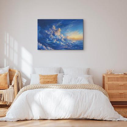 Leinwandbild - When the Sky Becomes a Canvas: Artistic Creation of Nature in the Clouds
