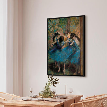 Leinwandbild - Edgar Degas – Blue Dancers
