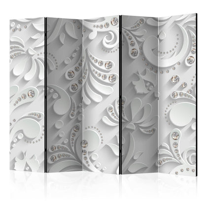 Paravent - Flowers in Crystals II Artgeist