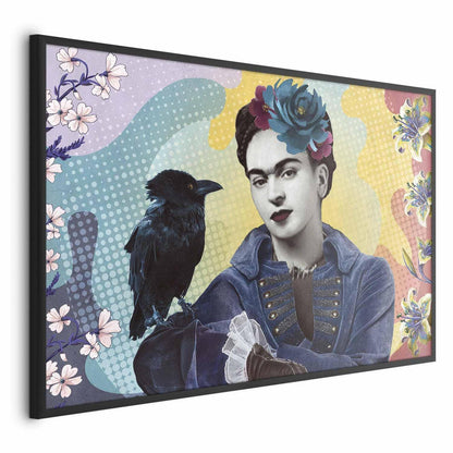 Boho-Poster mit folkloristischen Mustern

