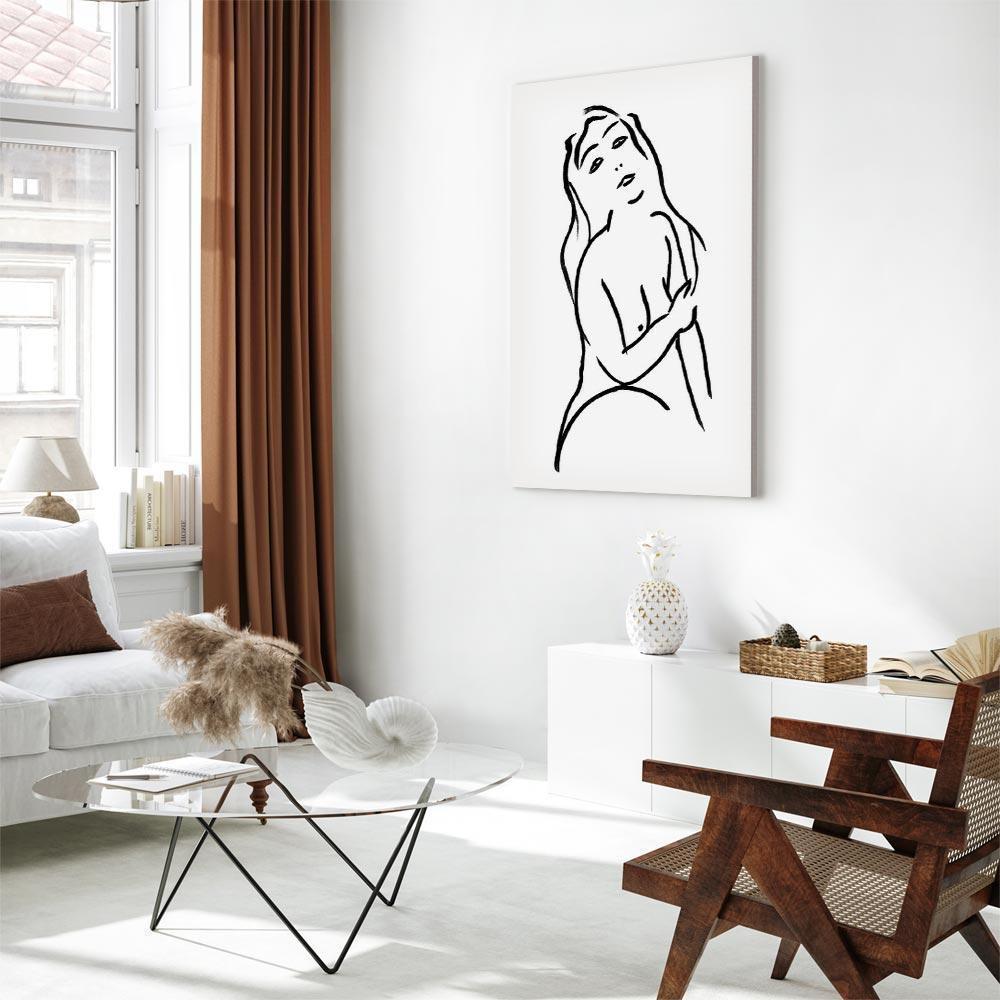 Leinwandbild - Passionate Touch (1 Part) Vertical