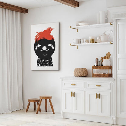 Leinwandbild - Crazy Sloth (1 Part) Vertical