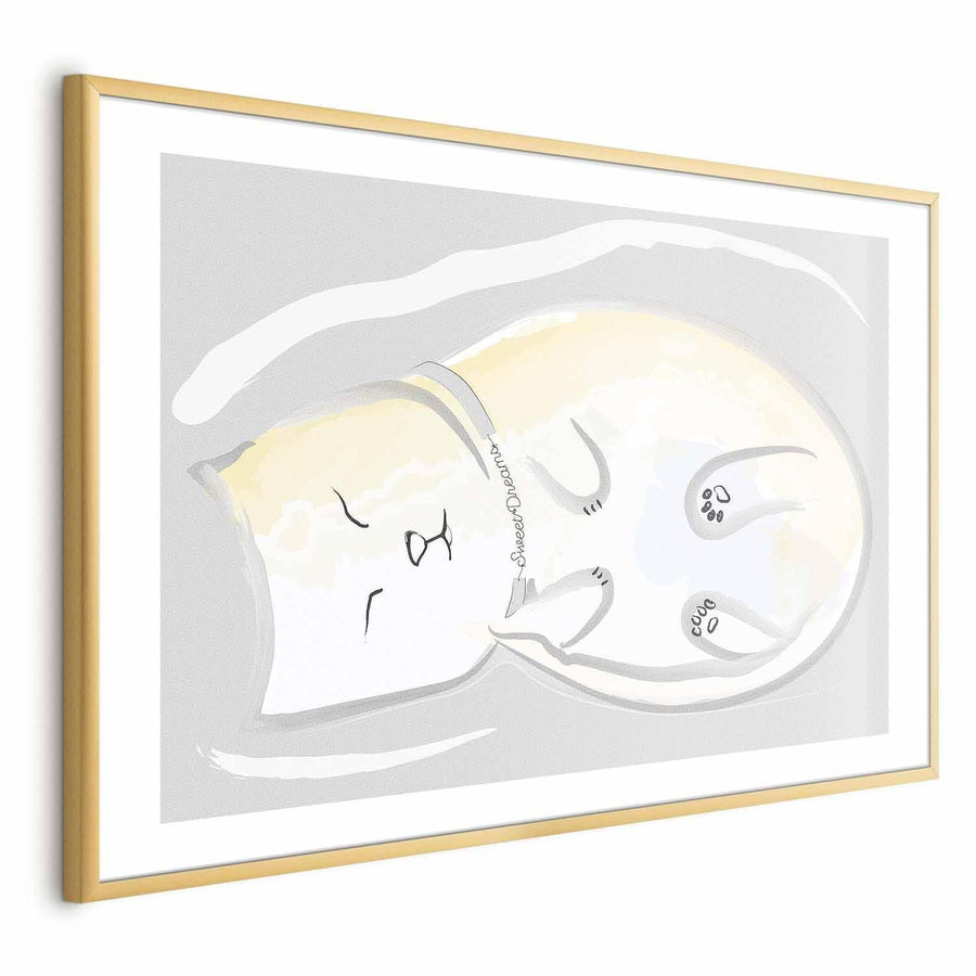 Poster - Sleeping Kitten Artgeist