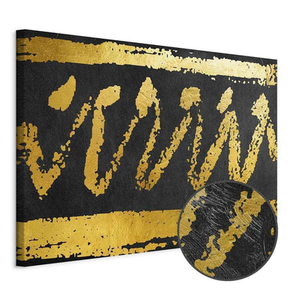 Leinwandbild - Gold Seal (1 Part) Wide