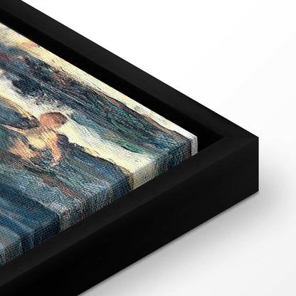 Leinwandbild - Joaquín Sorolla y Bastida – Running along the Beach