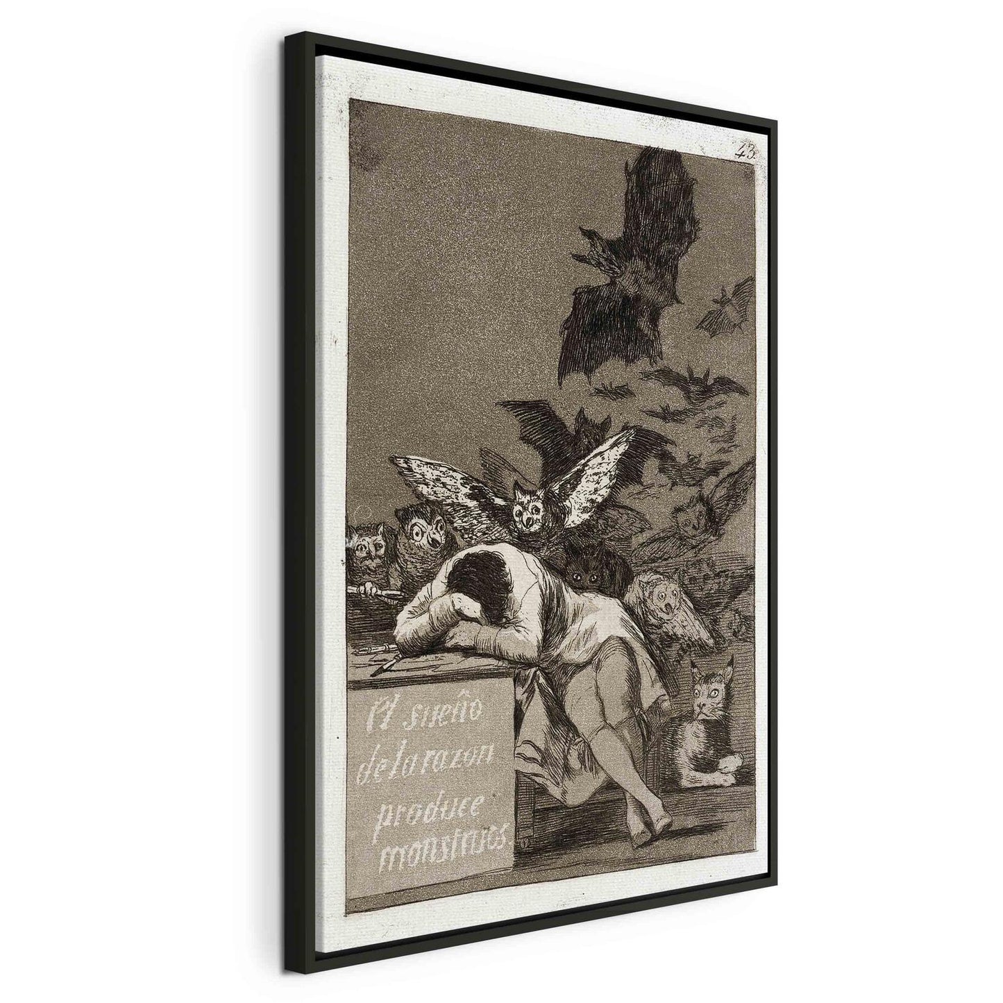 Leinwandbild - Francisco Goya – The Sleep of Reason Produces Monsters