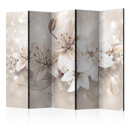 Paravent - Diamond Lilies II Artgeist