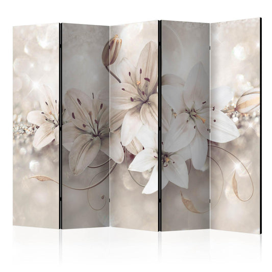Paravent - Diamond Lilies II Artgeist