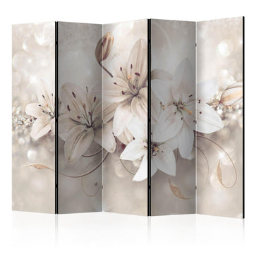 Paravent - Diamond Lilies II Artgeist