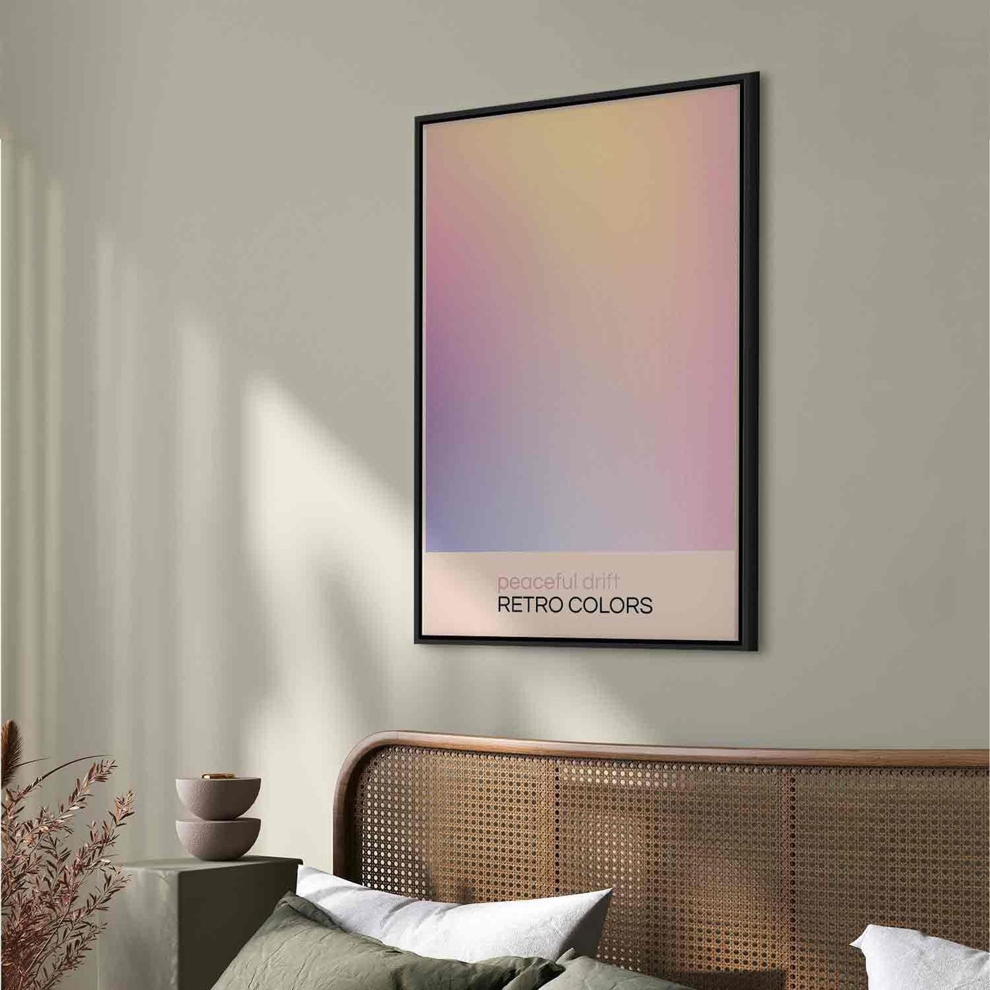 Leinwandbild - Peaceful Drift - Delicate Pastel Shades Creating a Harmonious Whole Artgeist