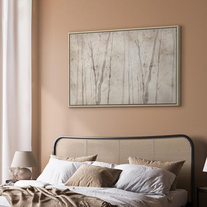 Leinwandbild - Beige Forest of Thoughts (1 Part) Wide