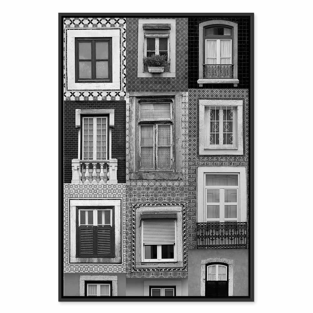 Leinwandbild - Patterned Windows (1 Part) Vertical