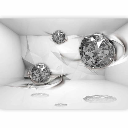 Fototapete Diamond Chamber – Geometrische Eleganz in 3D-Optik