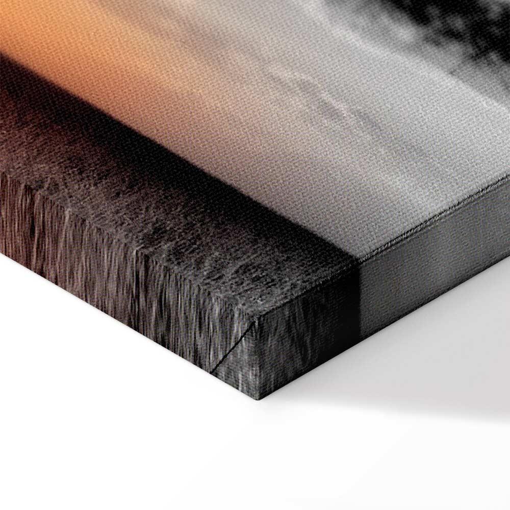 Leinwandbild - Elephant at Sunset