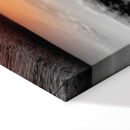 Leinwandbild - Elephant at Sunset