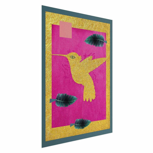 Poster - Golden Hummingbird Artgeist