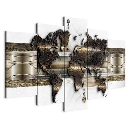 Leinwandbild - Metalic World