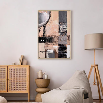 Leinwandbild - Enchanted Visions (1-part) - Artistic Background in Abstract Form