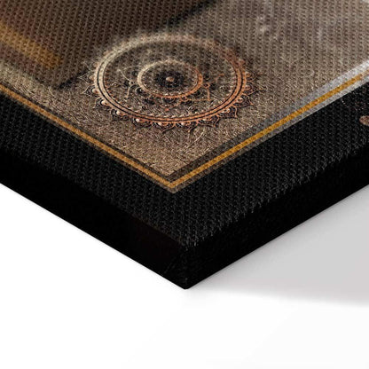 Leinwandbild - Chestnut map