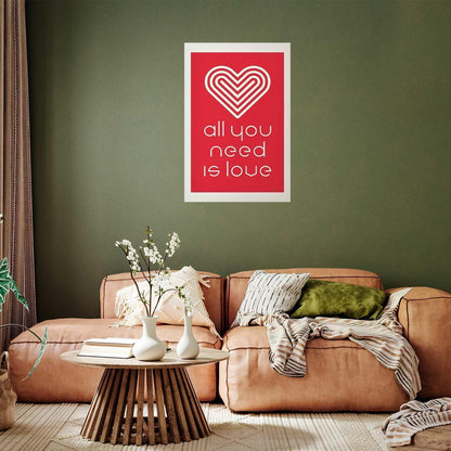 Poster - Let's Love Each Other Artgeist