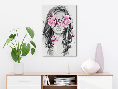 Malen nach Zahlen - Flowers On Eyes