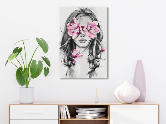 Malen nach Zahlen - Flowers On Eyes