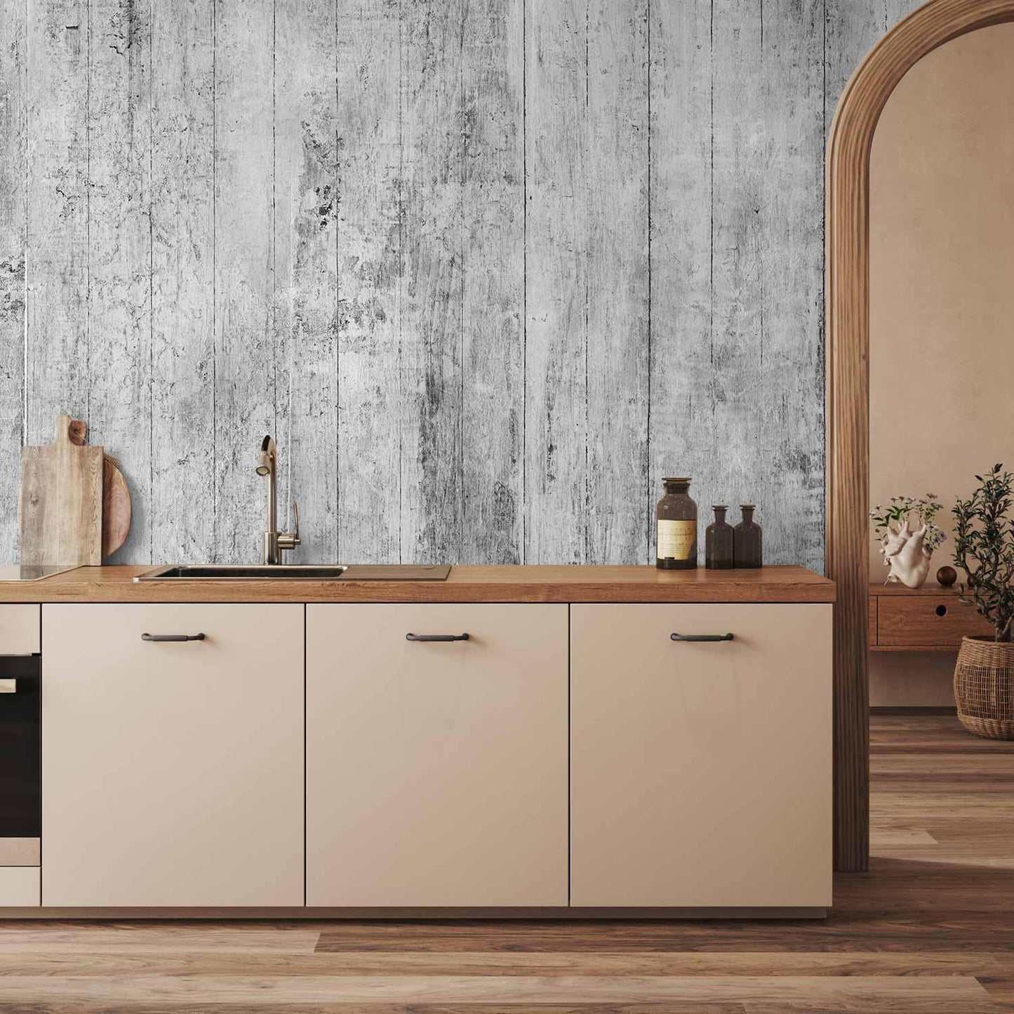 Fototapete - Rustic Textures - Third Variant