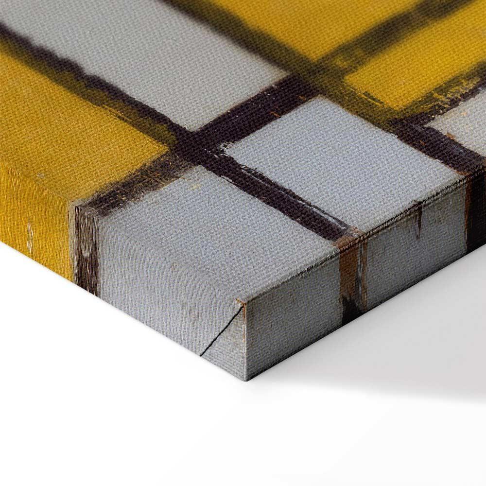 Leinwandbild - Piet Mondrian – Composition with grid 5