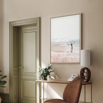 Leinwandbild - Watercolor Landscape (1 Part) Vertical