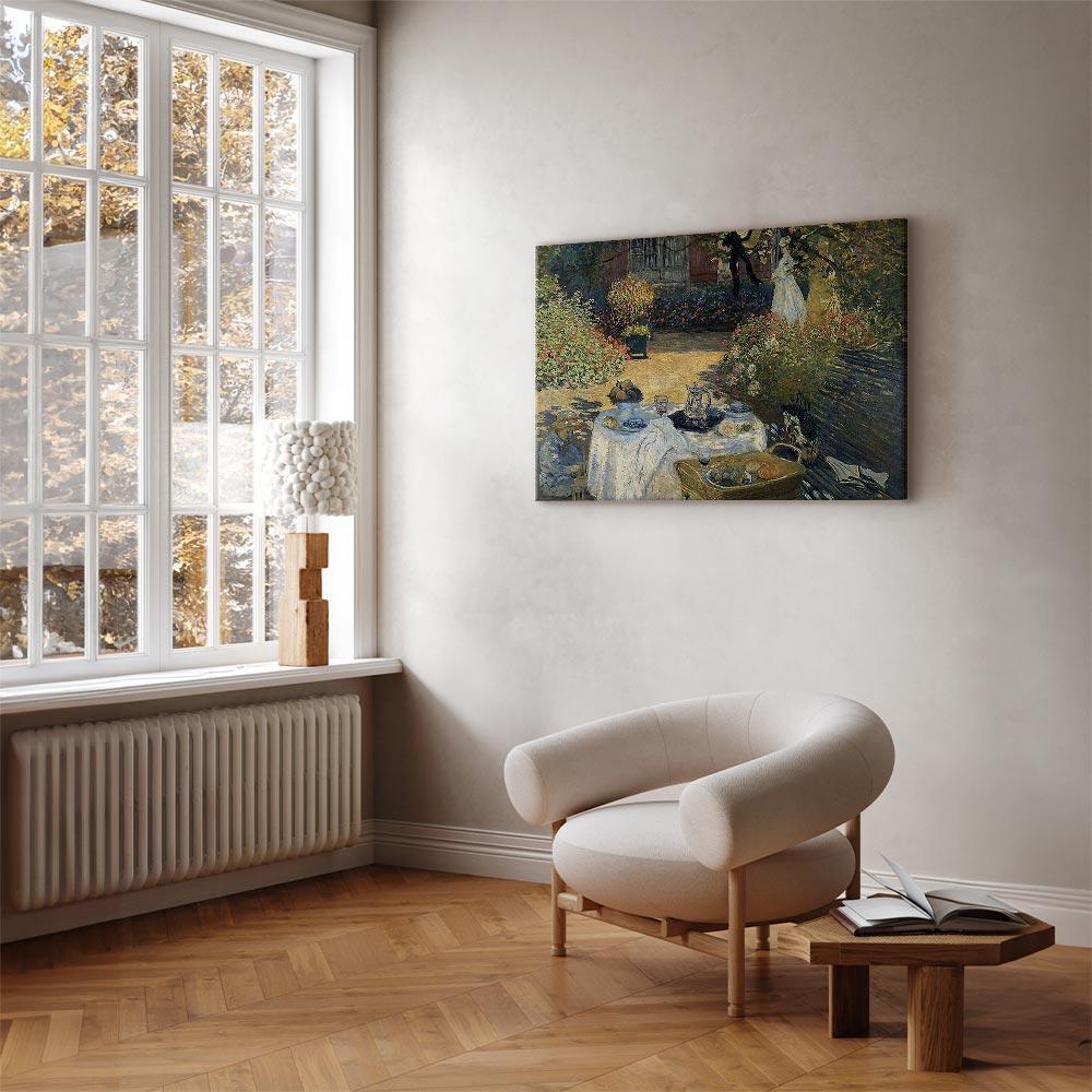 Leinwandbild - Claude Monet – The Luncheon (Argenteuil)