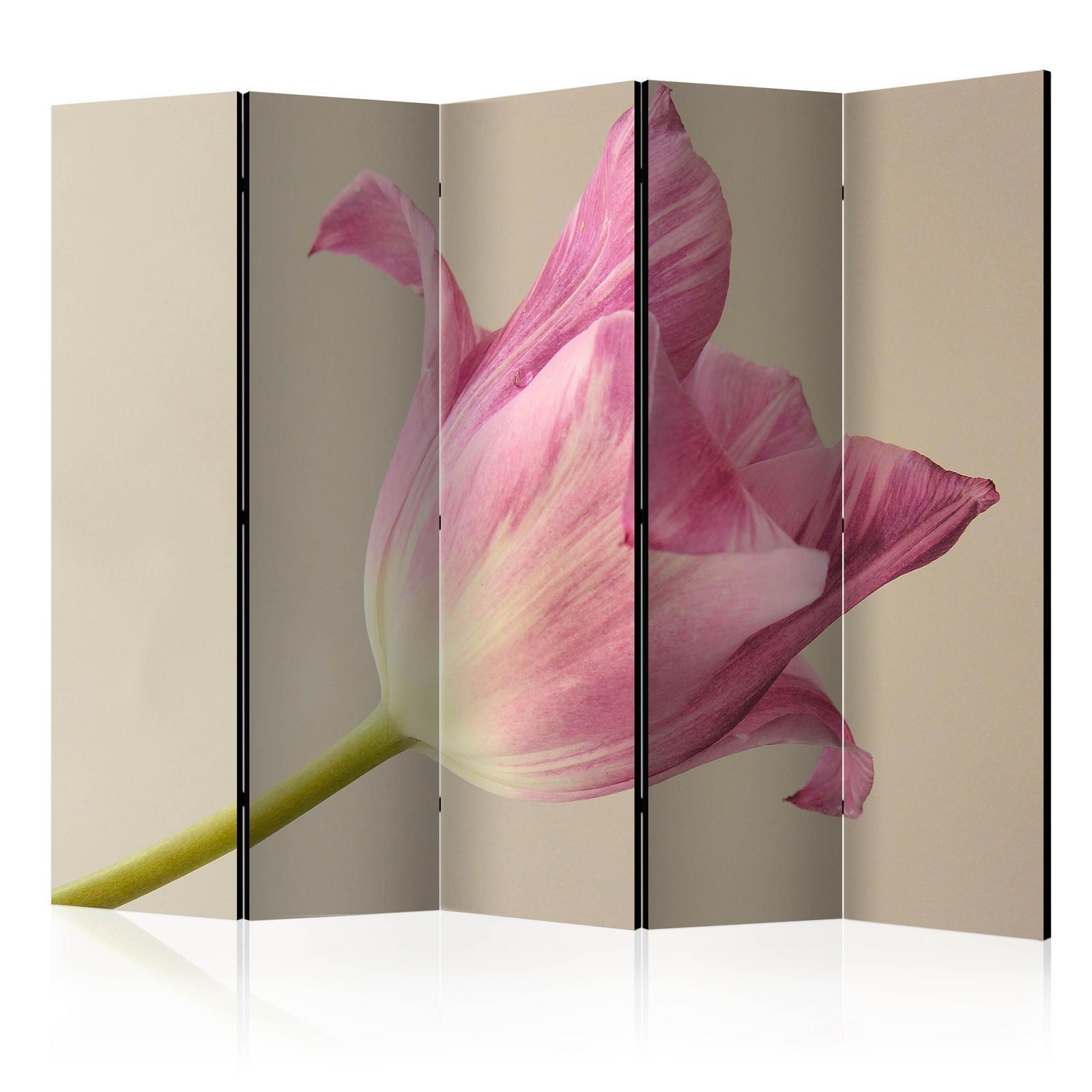 Paravent - Pink tulip II Artgeist