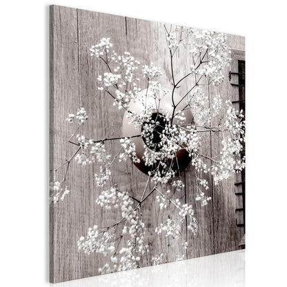 Leinwandbild - Dried Flowers (1 Part) Square Artgeist