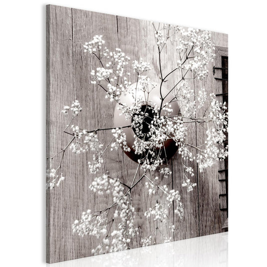 Leinwandbild - Dried Flowers (1 Part) Square Artgeist