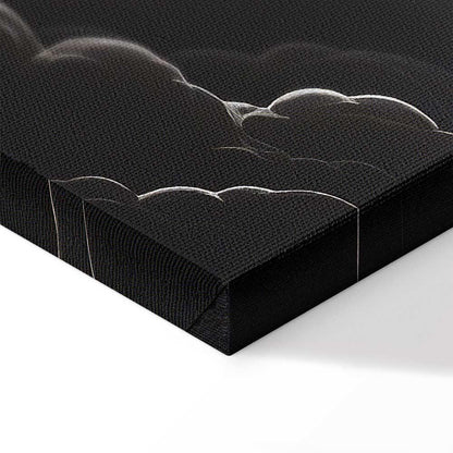 Leinwandbild - Moon and Stars Singing Among the Great Clouds