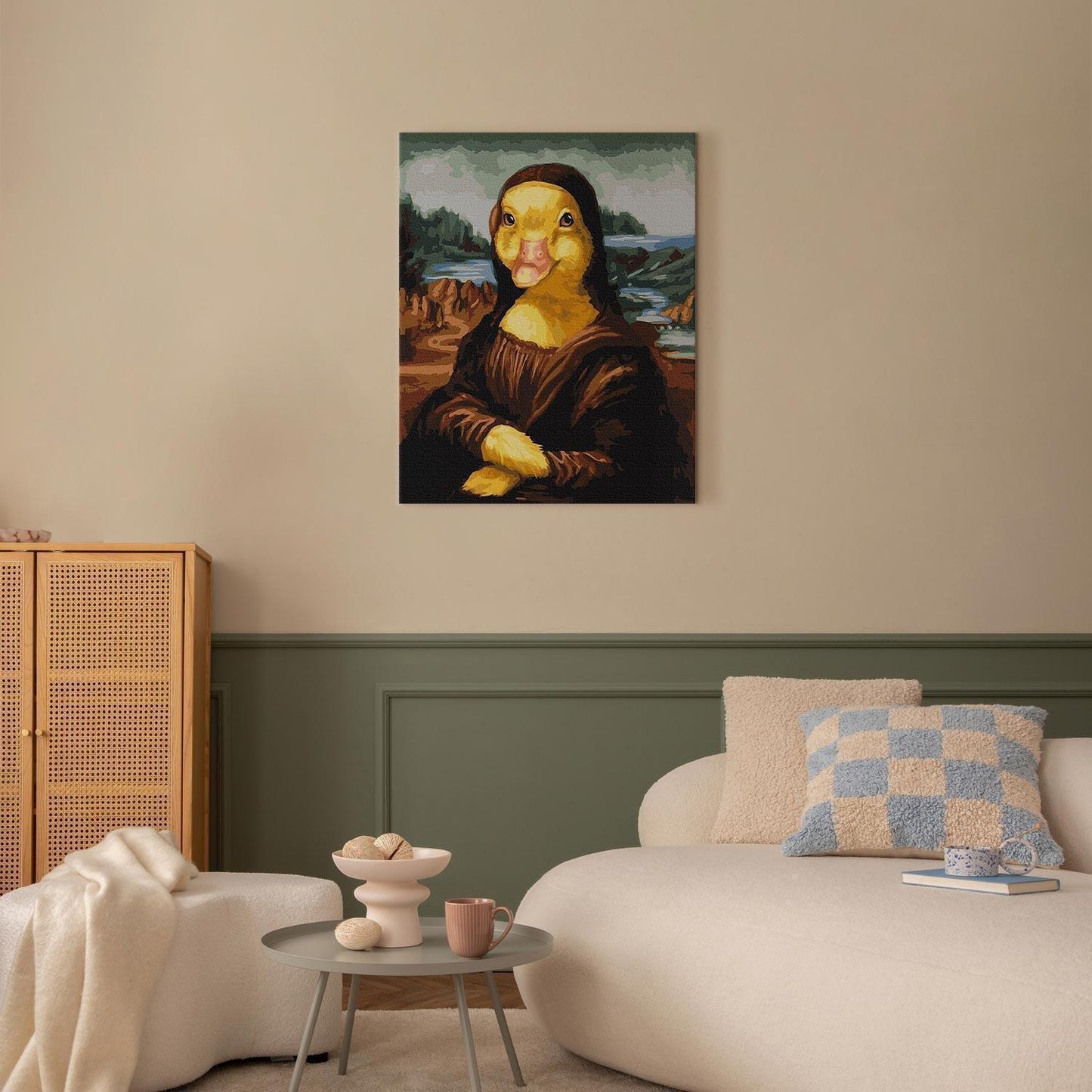 Malen nach Zahlen - Lisa the duck