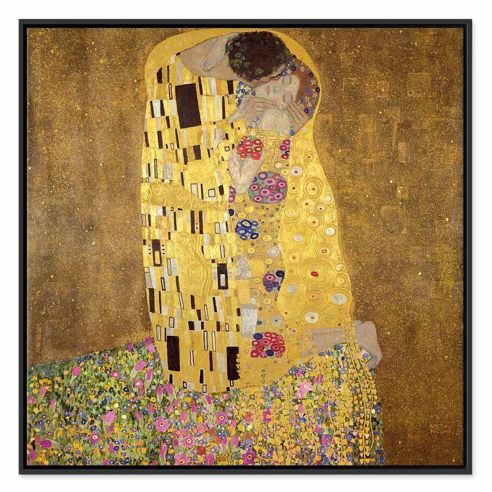 Leinwandbild - Gustav Klimt – Kiss