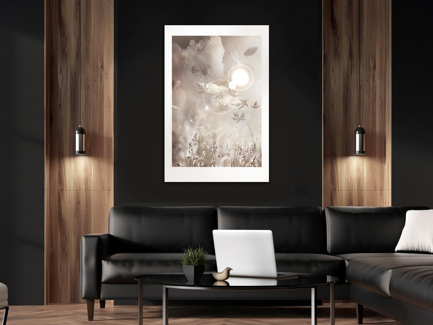 Leinwandbild - Flare (1 Part) Vertical Artgeist