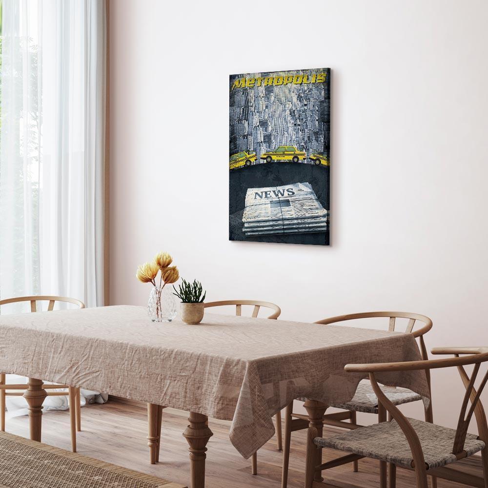 Leinwandbild - Metropolis (1 Part) Vertical
