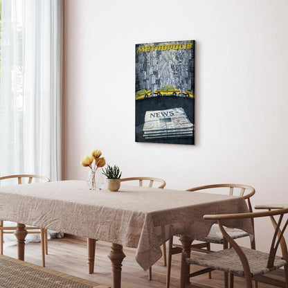 Leinwandbild - Metropolis (1 Part) Vertical