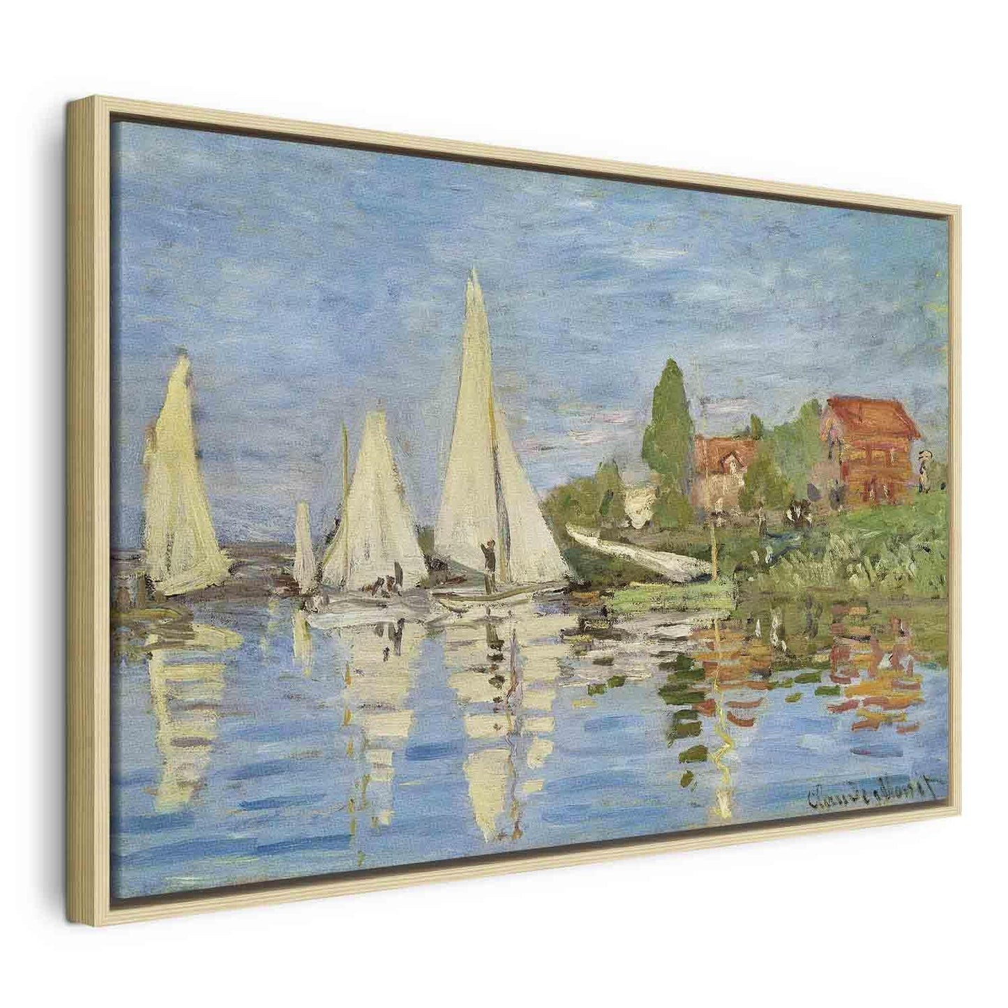 Leinwandbild - Regatta in Argenteuil Artgeist
