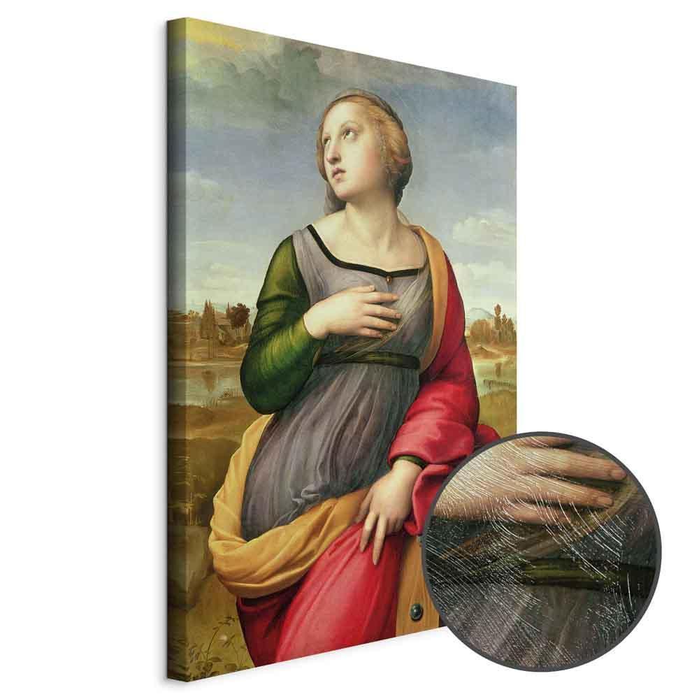 Leinwandbild - Rafael Santi – St Catherine of Alexandria