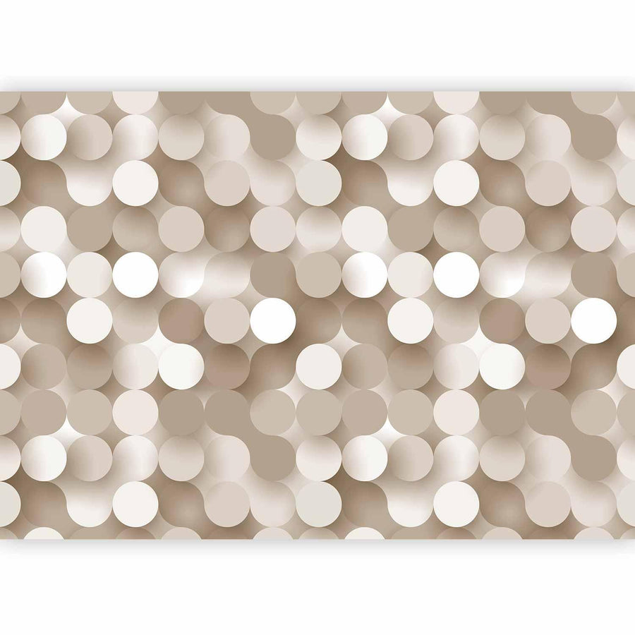 Goldene Linienstruktur auf Vliestapete – dezente Wandgestaltung mit Designcharakter