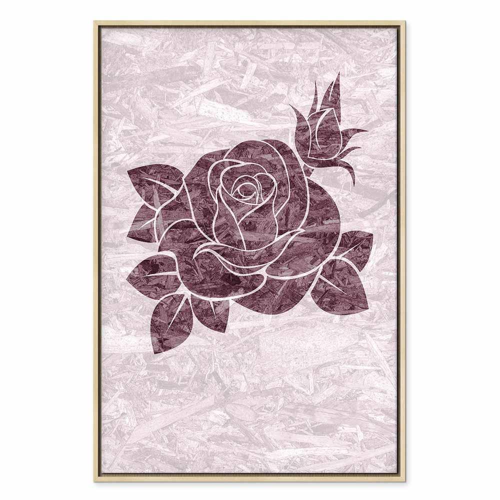 Leinwandbild - Splinters of Love (1 Part) Vertical