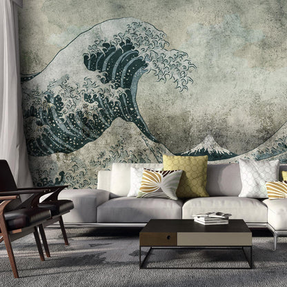 Fototapete „Große Welle“ – Die Kraft des Meeres als Wandkunst